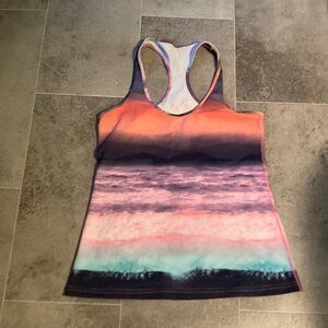 Lululemon athletica Women's Multicolor Racerback Tank Top